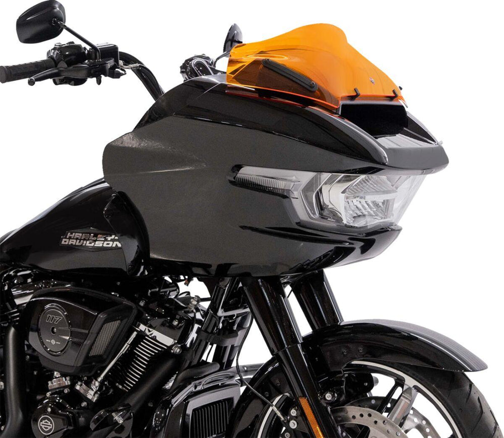 Klock Werks Kolor Flare Sport Windshield For Harley Davidson FLTRX 1923 2024-2025 20.5 cm (8") - Orange