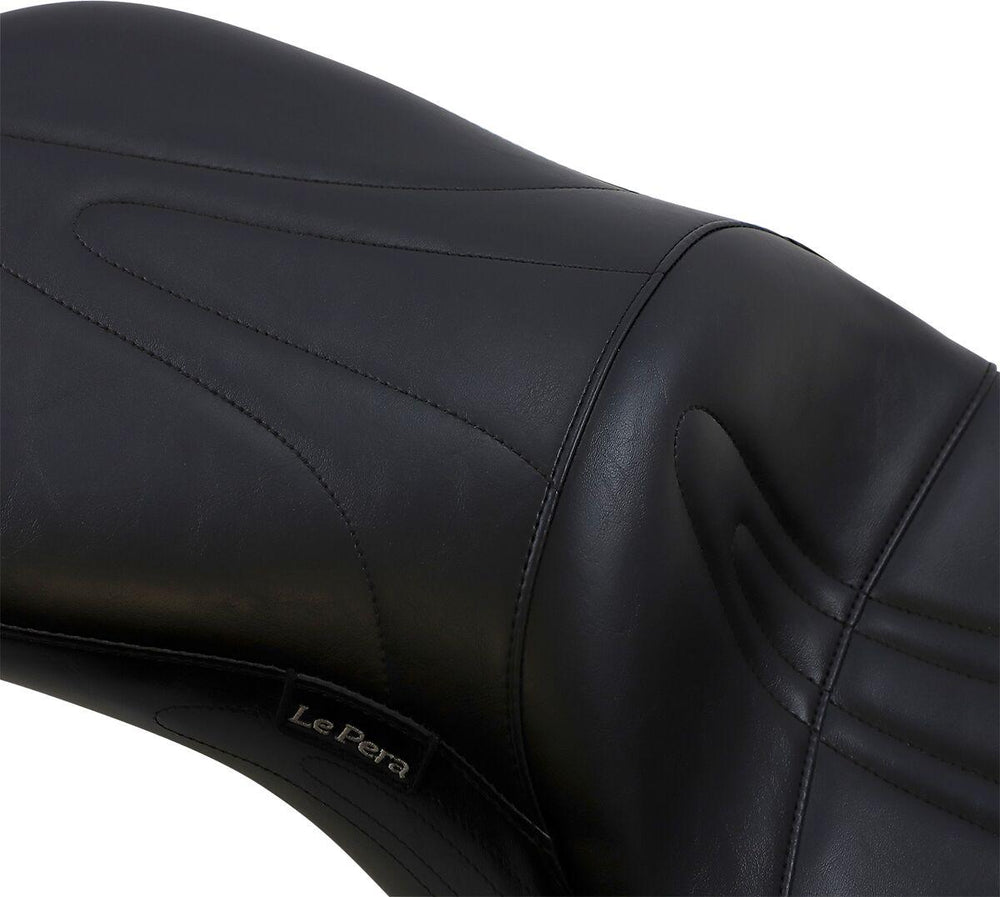 LE Pera Sorrento 2 Up Seat For Harley Davidson FLHR 1450 2002-2006 Stitched - Black