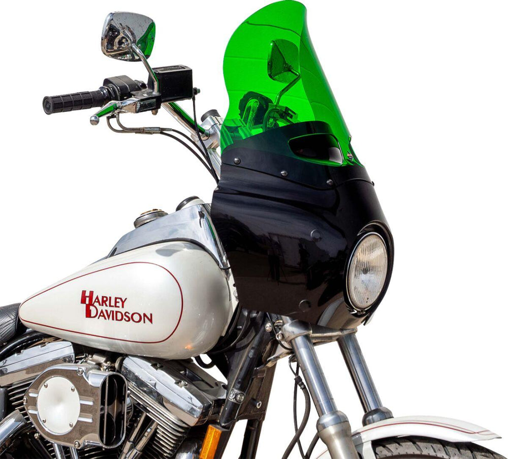 Klock Werks Kolor Flare Windshield For Road Warrior Fairing 38 cm (15") - Green