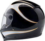 Biltwell Lane Splitter 22.06 Helmet - Black White