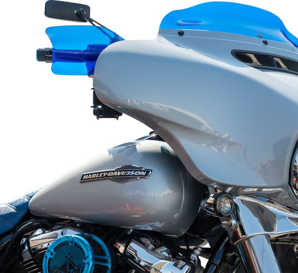 Klock Werks Flare Hand Guards For Harley Davidson FLHX 1923 ABS 2024-2025 - Blue