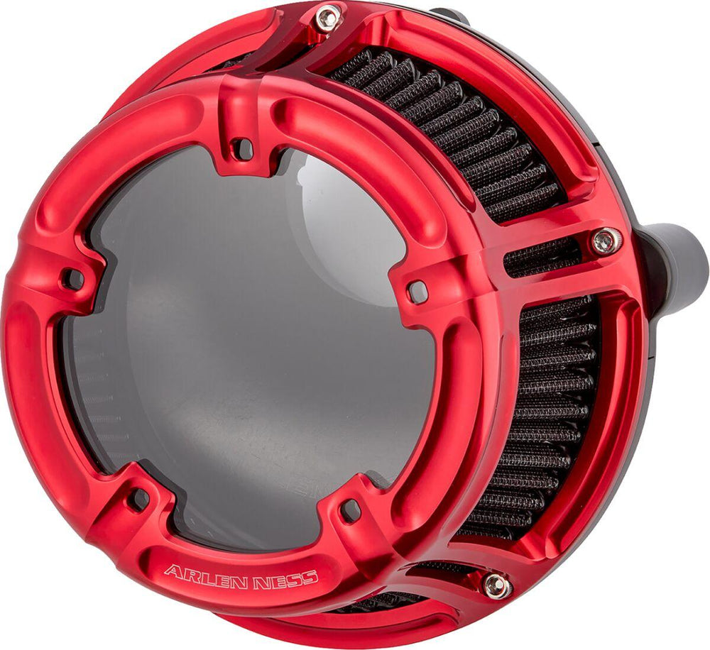 Arlen Ness Method Clear Series Air Cleaner For Harley Davidson FLHX 1923 2024-2026 - Red