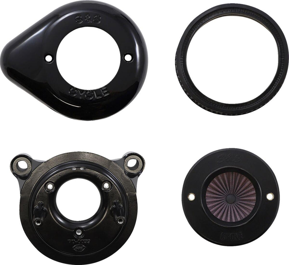 S&S Cycle Air Stinger Stealth Air Cleaner Kit For Harley Davidson FLHR 1584 2008 - Black