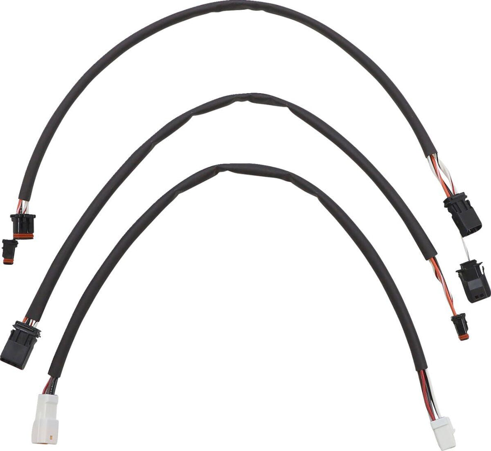 Magnum Shielding  Pearl Designer Handlebar Cable Install Kit For Harley Davidson FLHR 1750 2021-2022 38 - 43cm (15" - 17") - Black