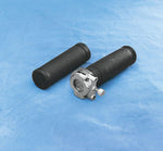 Drag Specialties Throttle Assembly For Harley Davidson FL 1200 1973-1977 - Black Chrome