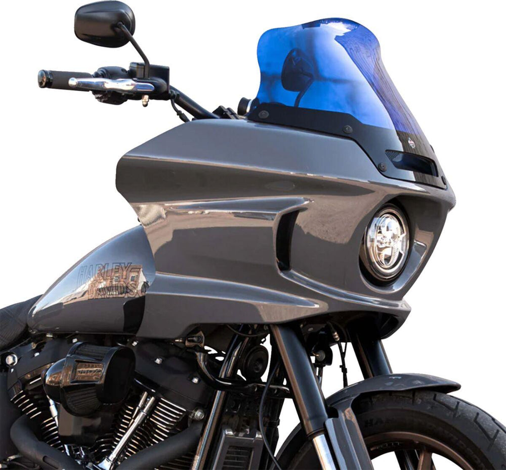 Klock Werks Kolor Flare Sport Windshield For Harley Davidson FXLRST 1923 2022-2024 20.5 cm (8") - Blue