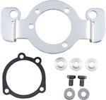 Drag Specialties Air Cleaner Support Bracket Kit For Harley Davidson XL 1200 C 1996-2006 - Chrome Grey