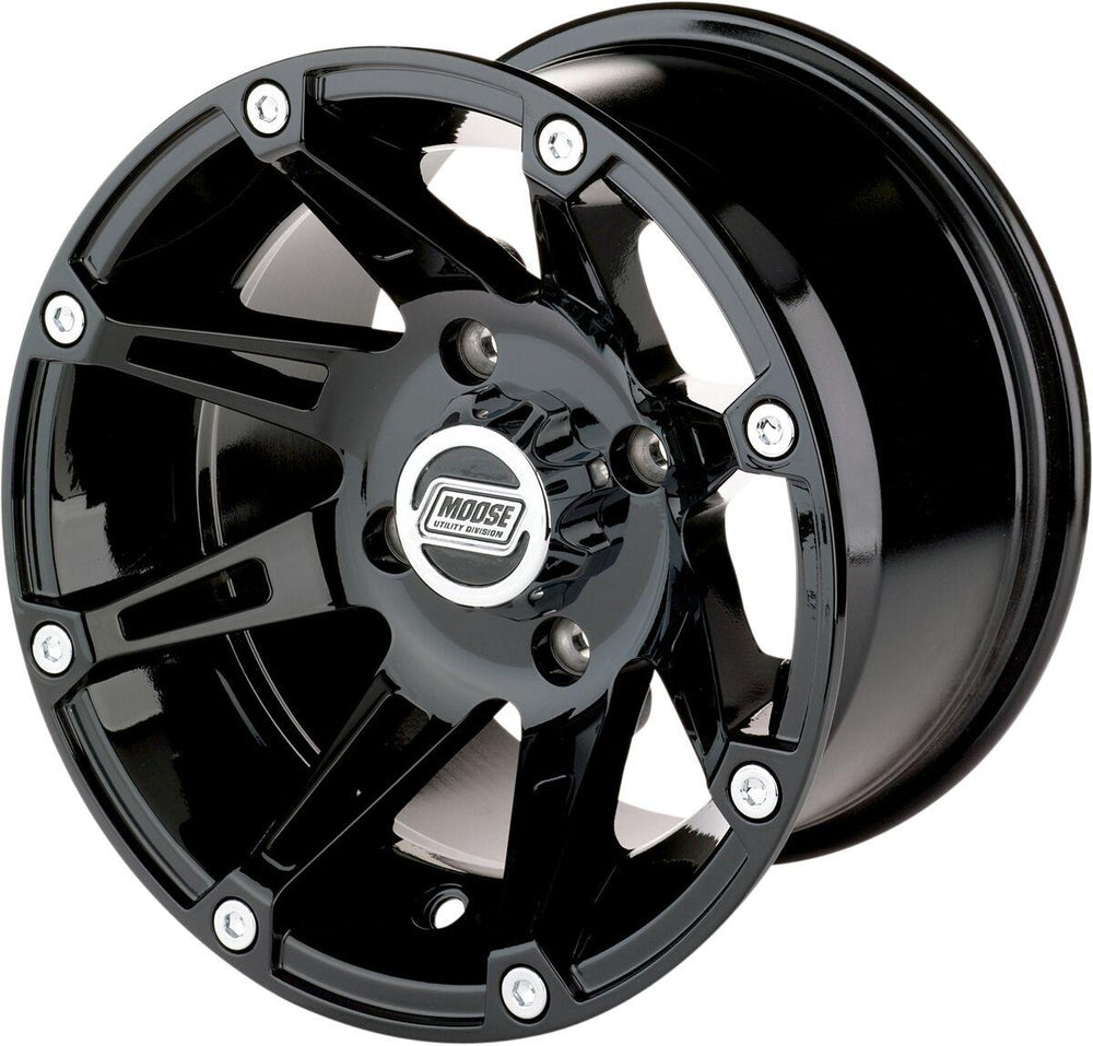 Moose Racing 387X Wheel For Kawasaki KAF 820 4X4 2015-2016 Rear 12x8" - Black