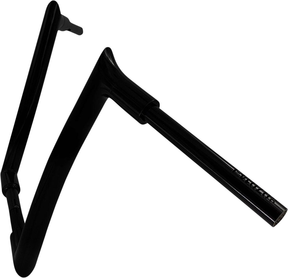 Fat Baggers Inc. 1-1 2" EZ Install Pointed Top Handlebar For Harley Davidson FLHR 1584 2008 - Black