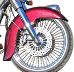 Klock Werks Front Fender For Indian Chief 111 2014-2020 40.6 cm (16")/43.2 cm (17")/45.7 cm (18")/48.3 cm (19") - Black/E-Coating