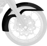 Klock Werks Hugger Ventana Fender For Harley Davidson FLH 1868 ABS 2021 40.6 cm (16")/43.18 cm (17")/45.72 cm (18")/48.26 cm (19") Front - Black