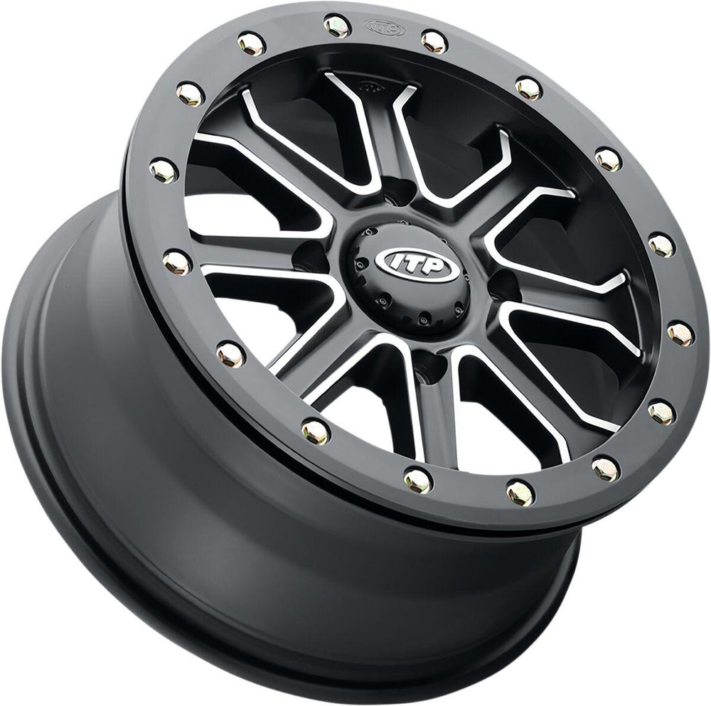 ITP Inertia Wheel For Can Am Commander 1000 EFI 2011-2017 Front 14x7" - Black