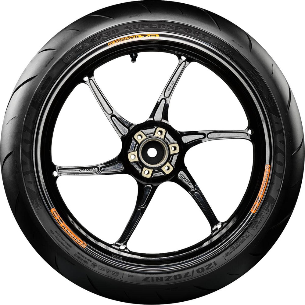 Avon 3D Supersport Rear Tyre Blackwall TL 75W 190 55ZR17"