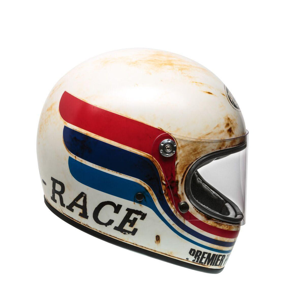 Premier Trophy Helmet - Blue/Dark Blue/Red/White