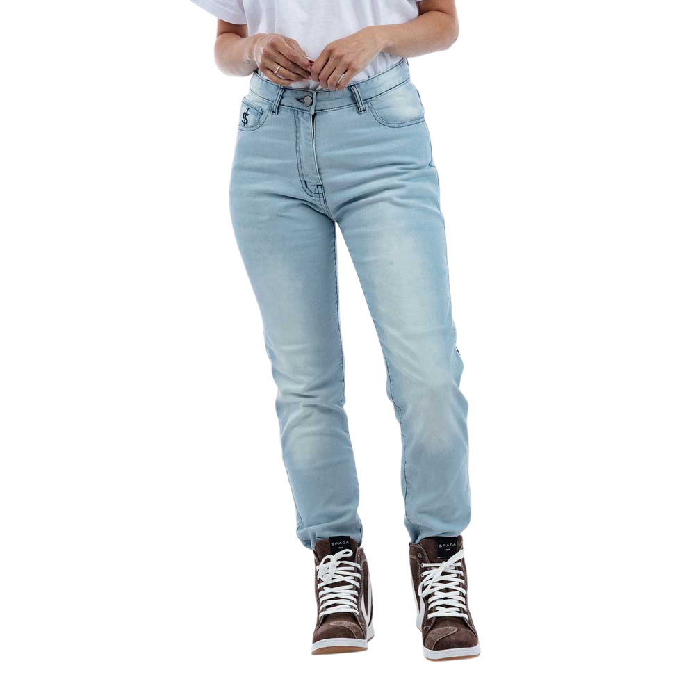 Spada Drifter Ladies Motorcycle Jeans - Beach Blue
