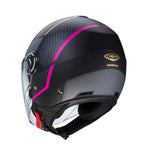 Caberg Riviera V4X Geo Matt Black Fuchsia Anthracite Helmet