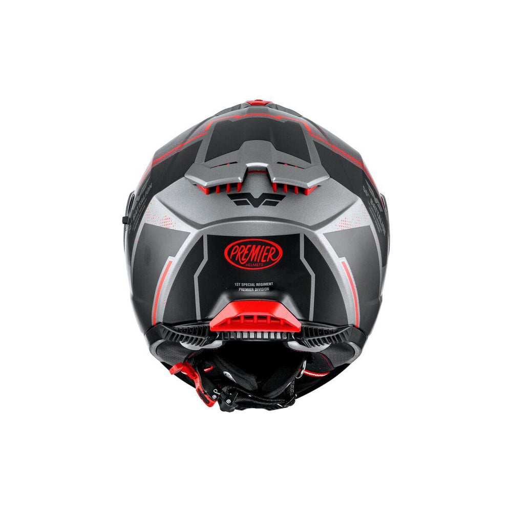 Premier Typhoon BA Helmet - Black/Grey/Red