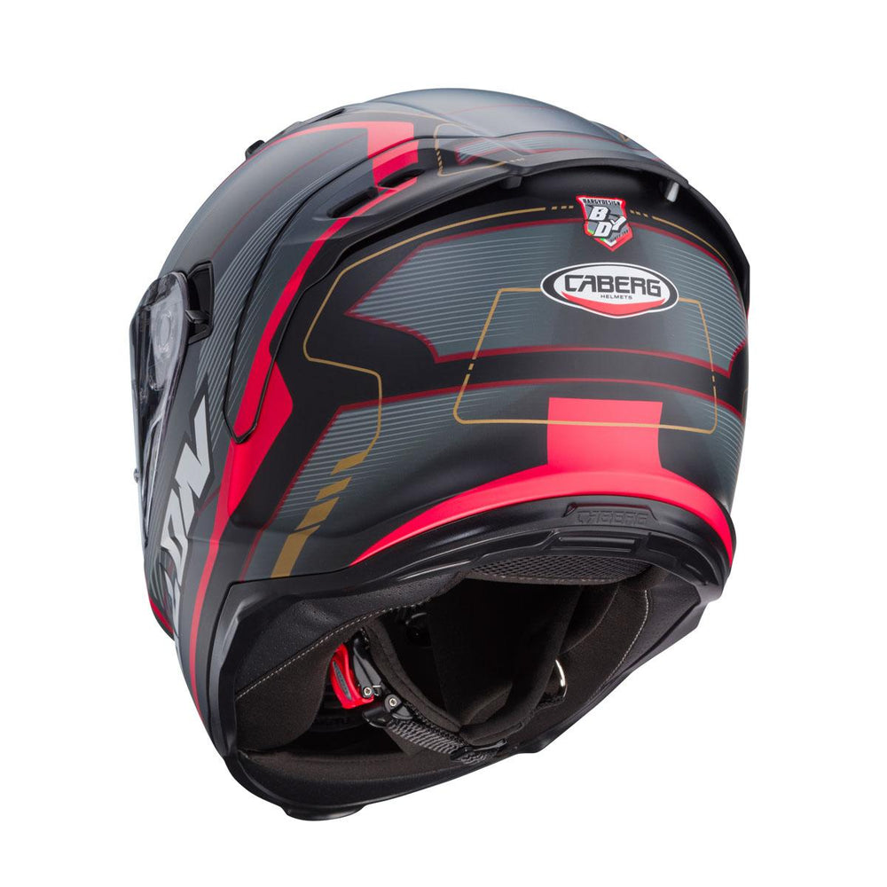 Caberg Avalon X Optic Matt Black Grey Red Helmet