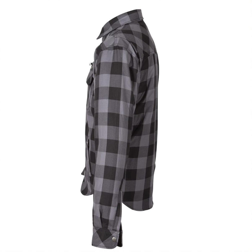 Spada Maine CE Check Riding Shirt Black & Grey