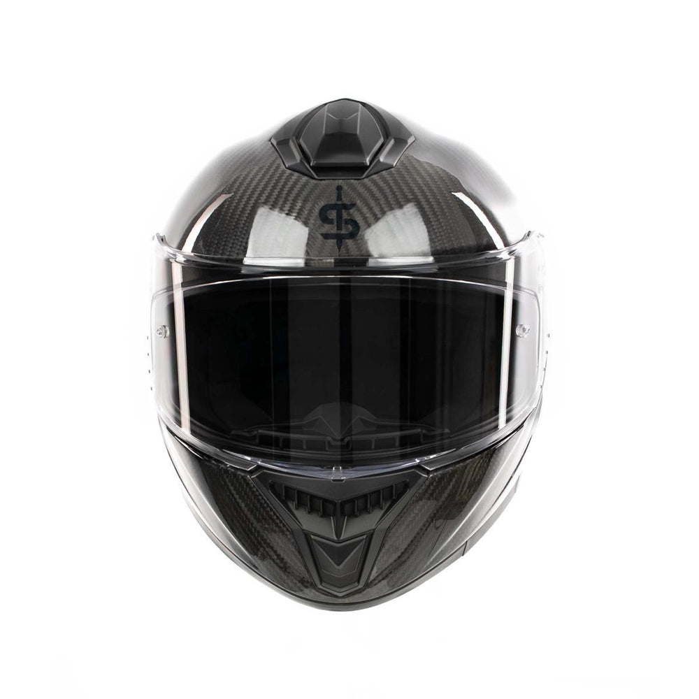 Spada Blade Full Face Motorcycle Helmet - Carbon Black