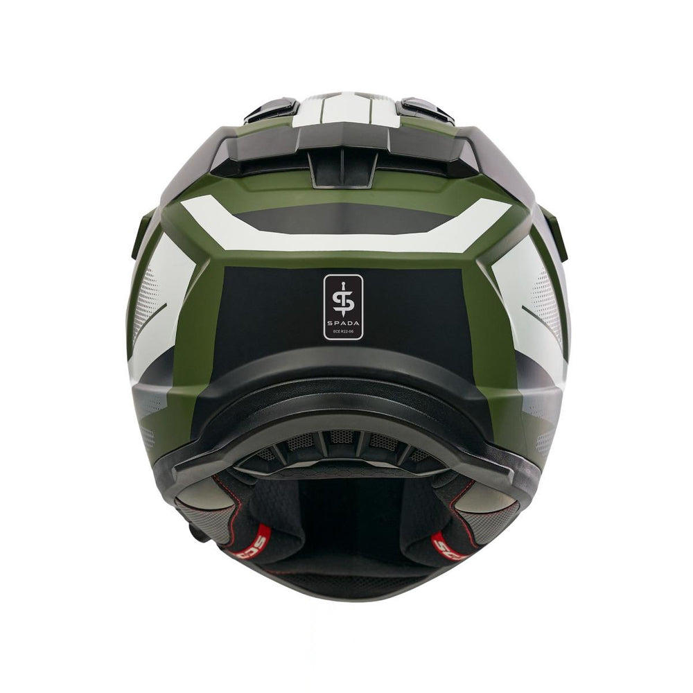 Spada Trailhawk Raptor Adventure Motorcycle Helmet - Green