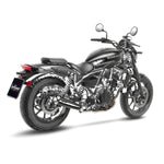 LeoVince LV Classic Racer Edition Silencer For Kawasaki Eliminator 500 2024 - Black