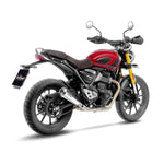 LeoVince GP One Silencer For Triumph Scrambler 400 X ABS 2024 Right Matte Chrome