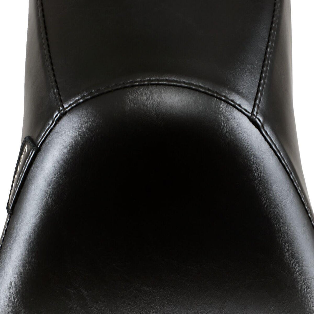 LE Pera Silhouette 2 Up Seat For Harley Davidson FLD 1690 2012-2013 Smooth - Black