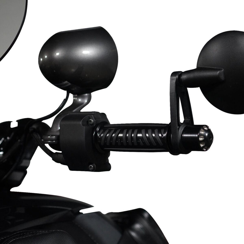 Show Chrome Combat Grips For Can Am Ryker 600 ACE 2019-2024 - Black