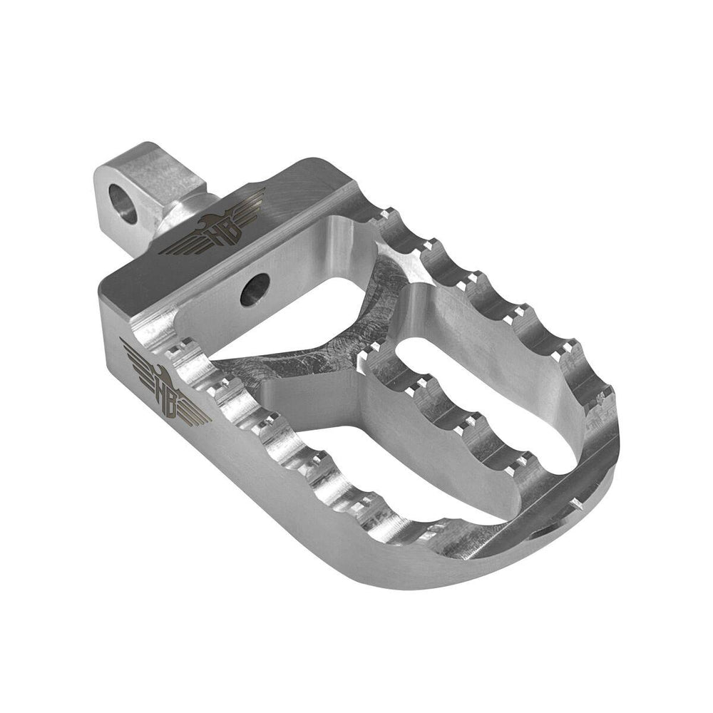Heinz Bikes Foot Pegs For Harley Davidson FLDE 1750 2018-2020 Front - Silver