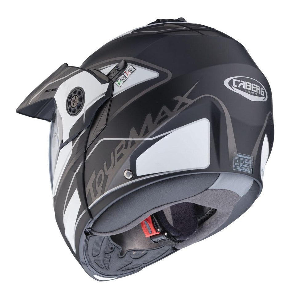 Caberg Tourmax Marathon Flip Up Helmet Matt Black/White/Anthracite