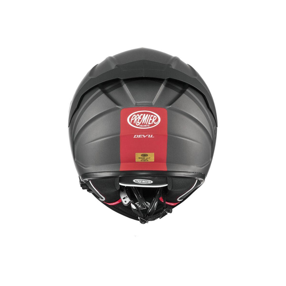 Premier Devil PH Helmet - Gloss/Grey/Red