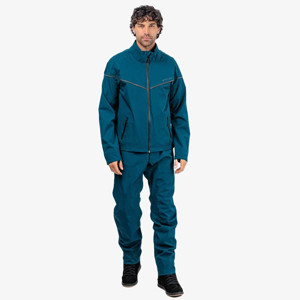 Spada Dash Men's Motorcycle Jacket - Coral Blue