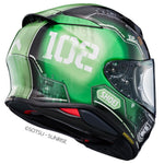 Shoei NXR2 MS-06C-6 Zaku II TC-4 Full Face Motorcycle Helmet