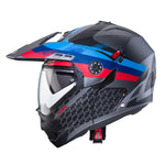 Caberg Tourmax X Sarabe Matt Gun Metal Black Blue Red Flip Up Motorcycle Helmet