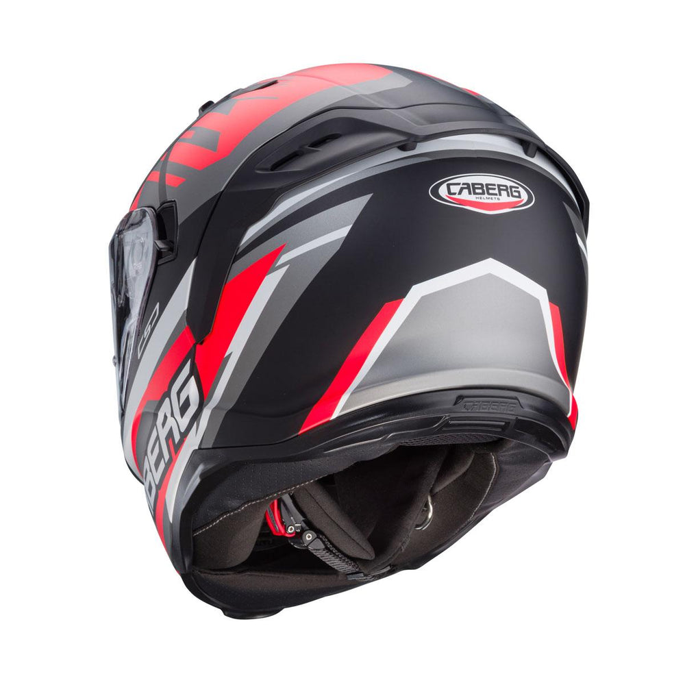 Caberg Avalon X Kira Matt Black Grey Red Full Face Motorcycle Helmet Helmet