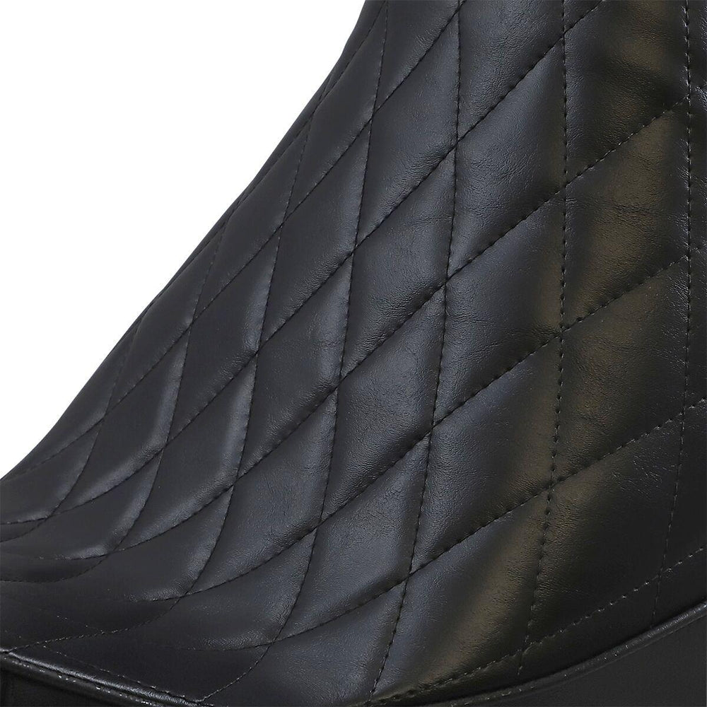 LE Pera Cherokee Seat For Harley Davidson FLDE 1750 ABS 2018-2020 Diamond Stitch - Black