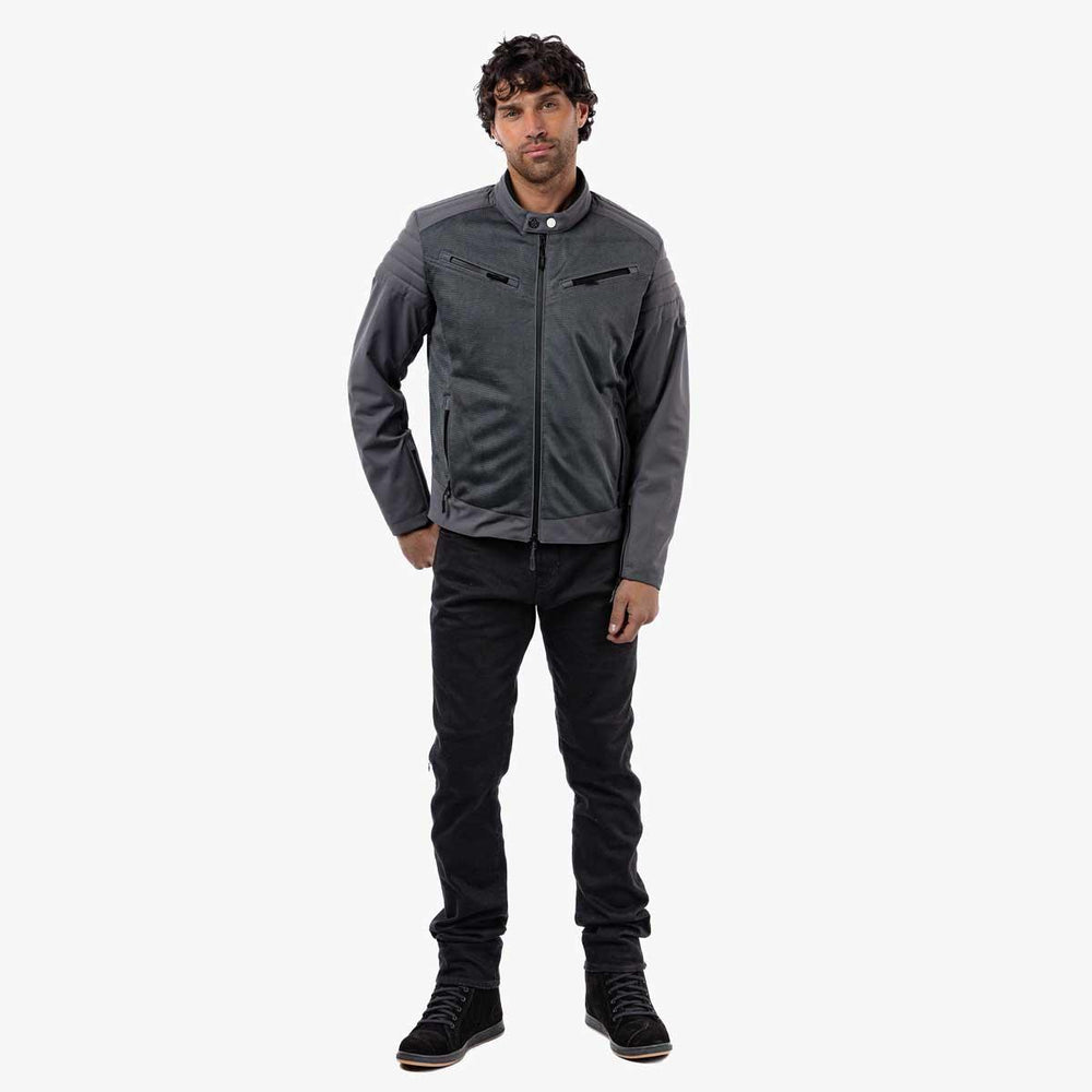 Spada Cafe Air Motorcycle Jacket - Ultimate Grey