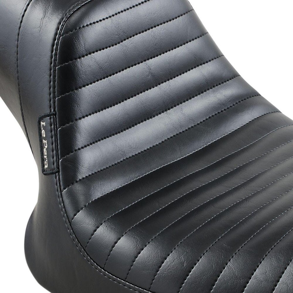 LE Pera Daytona Sport Seat For Harley Davidson FXLR 1340 1987-1994 Pleated - Black