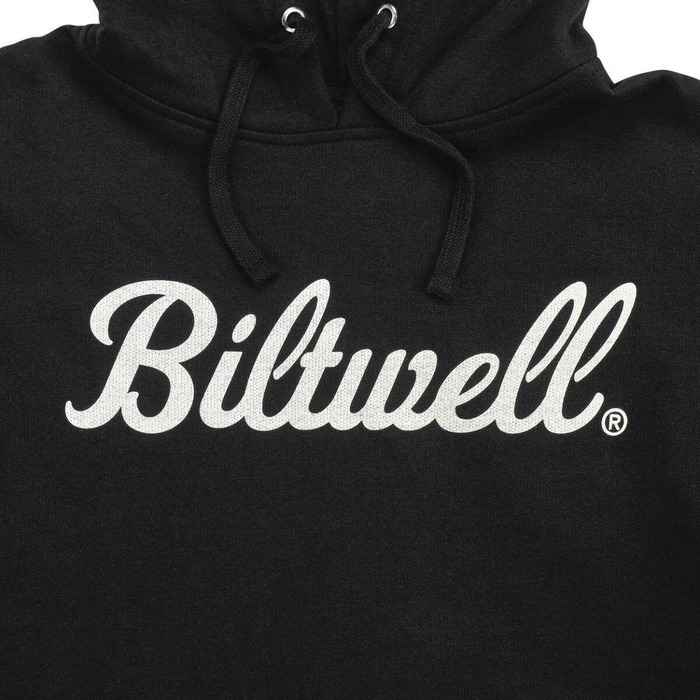 Biltwell Mens Adult Script Pullover Hoodie - Black