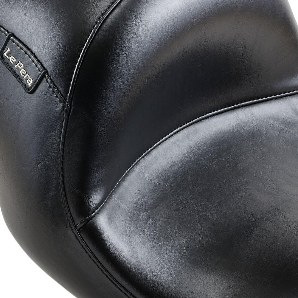 LE Pera Maverick Up-Front Seat For Harley Davidson FLHR 1584 2008-2011 Smooth - Black