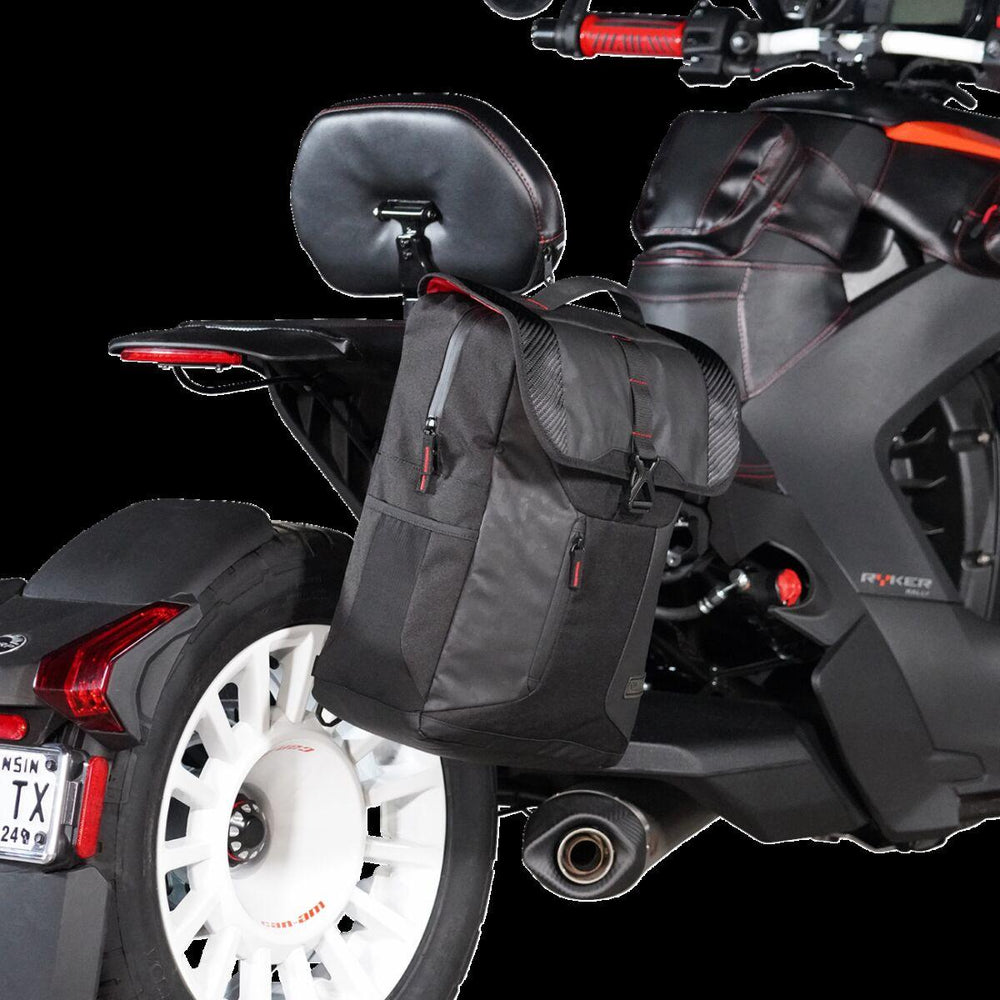Show Chrome Levitate Bag & Mount For Can Am Ryker 600 ACE 2019-2024 - Black