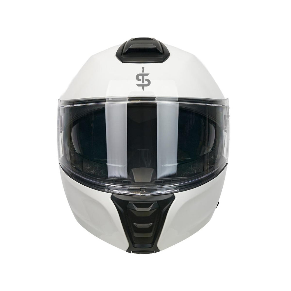 Spada Sirius Flip Front Motorcycle Helmet - White
