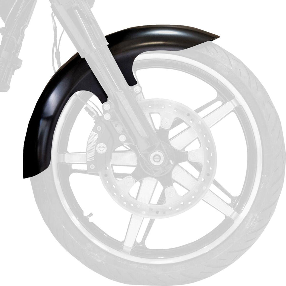 Klock Werks Hugger Front Fender For Harley Davidson FLHX 1923 2024-2025 53.34 cm (21") - Black