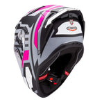Caberg Drift Evo II Horizon Matt Grey Black Fuchsia Full Face Motorcycle Helmet