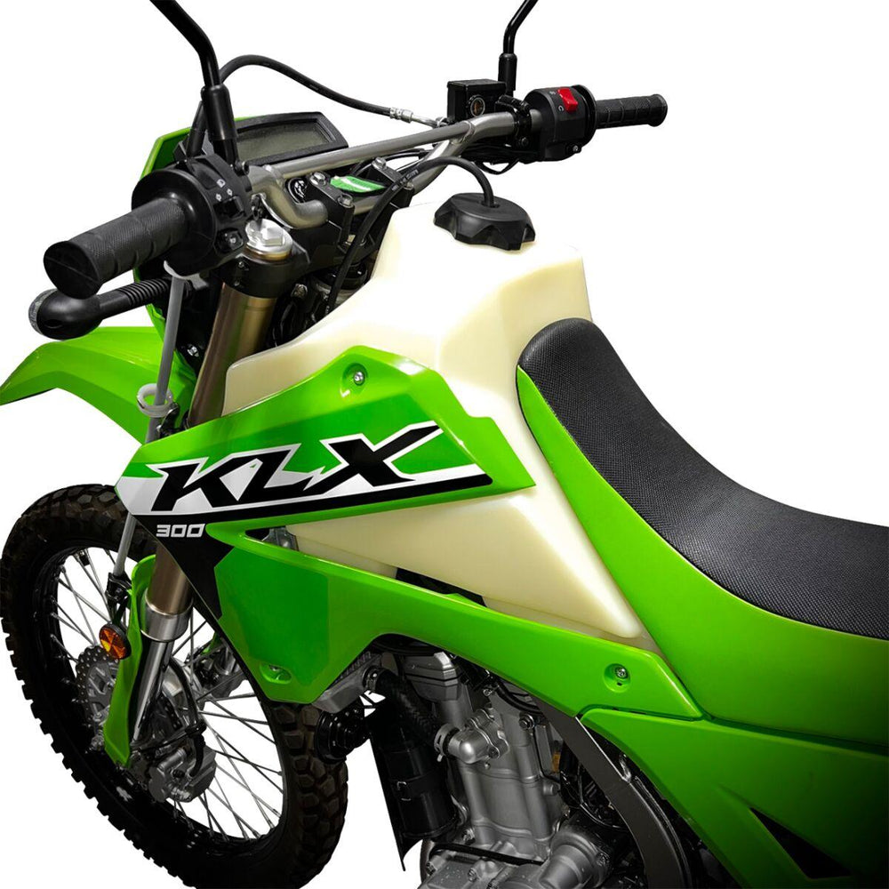 IMS Fuel Tank For Kawasaki KLX250 S 2009-2015 14.4 Litre (3.8 US gal.) - Clear