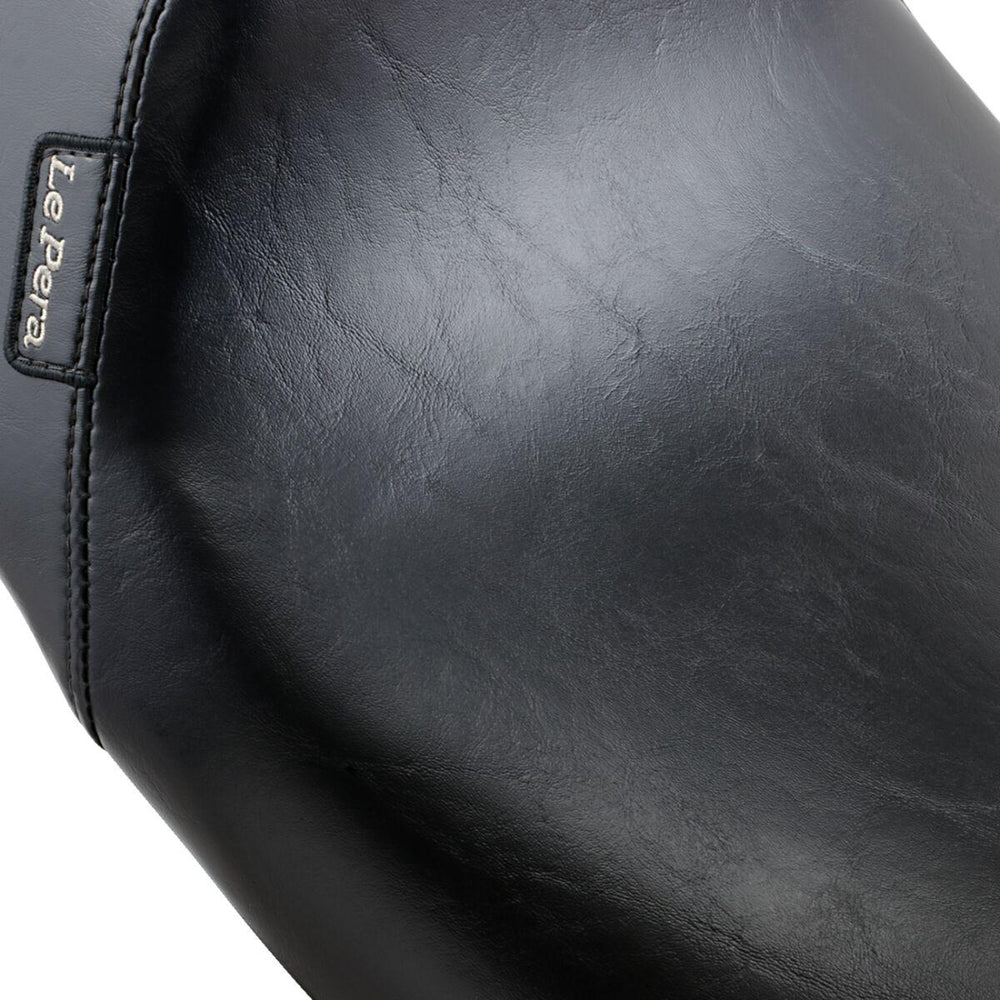 LE Pera Bare Bones Solo Seat For Harley Davidson FLHR 1584 2008-2011 Smooth - Black