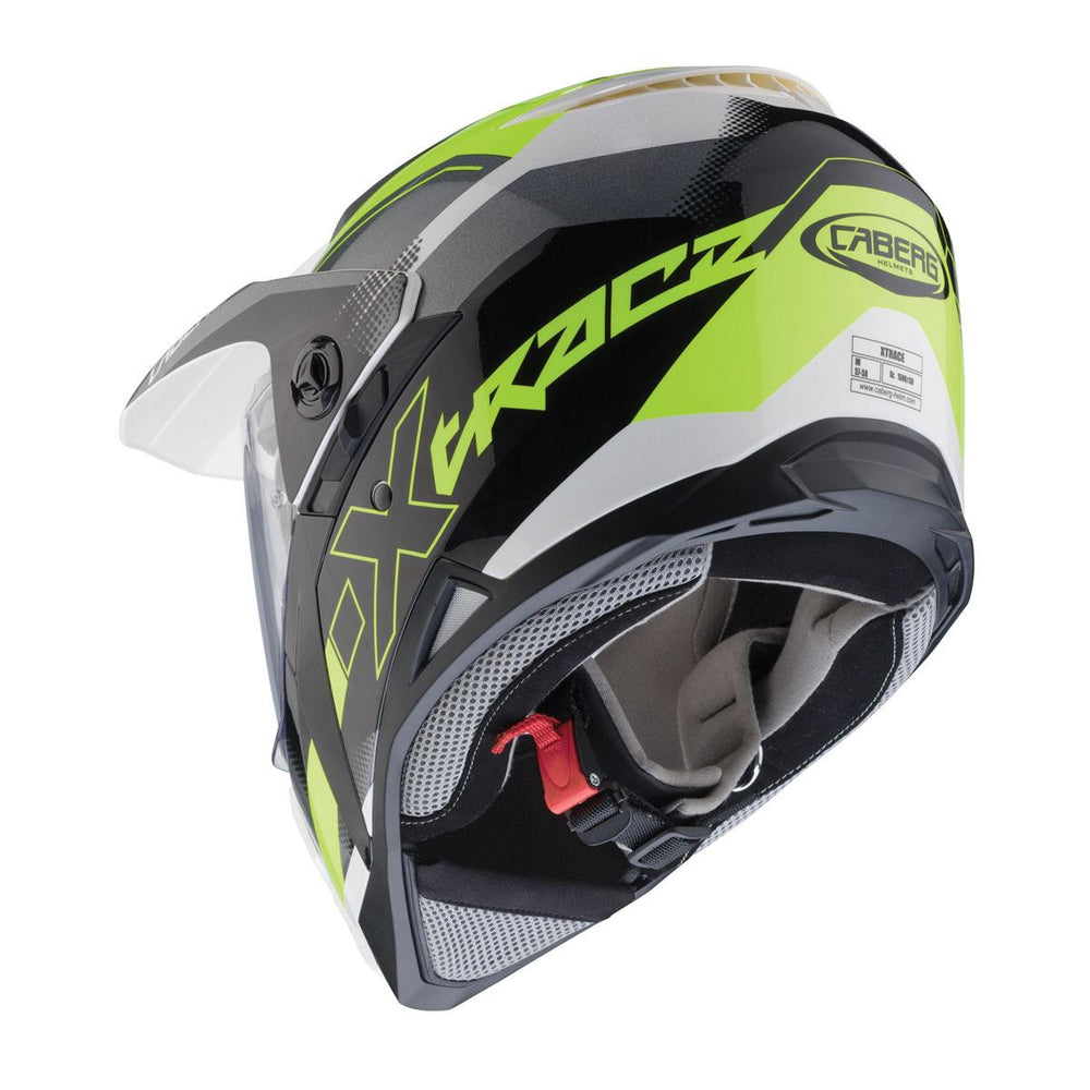 Caberg X-Trace Spark Full Face Helmet Matt Black/Anthracite/Fluro Yellow