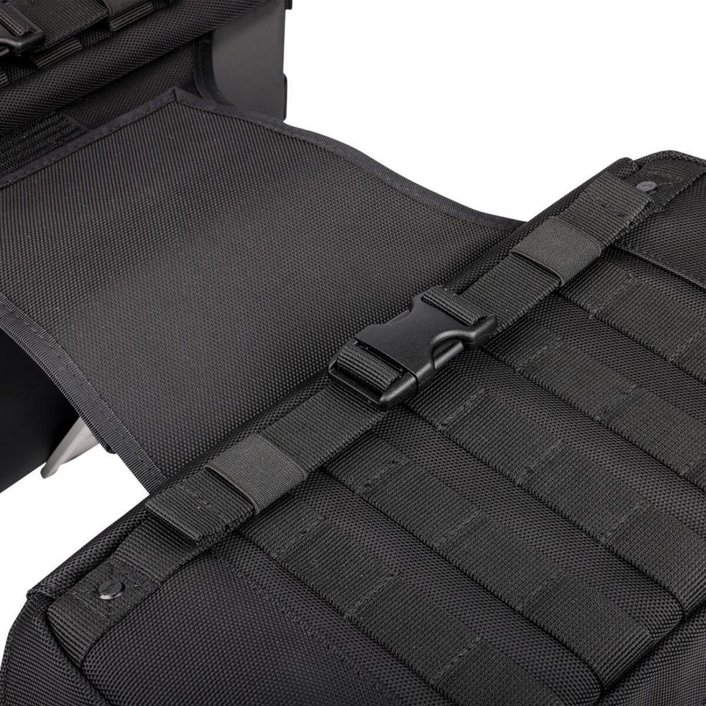 Thrashin Supply Co Expedition Saddlebags For Harley Davidson FLD 1690 2012-2013 - Black