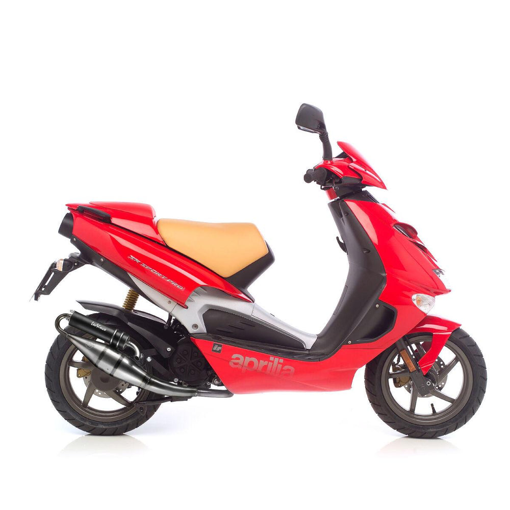 LeoVince Hand Made TT Black Edition Full Exhaust System For Piaggio NRG DD 50 LC 2005-2006